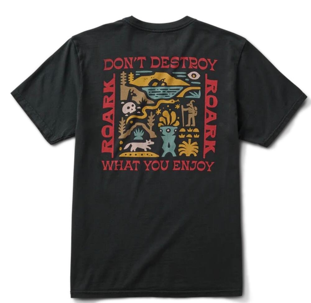 ROARK ENJOY PREMIUM TEE - BLACK-Small